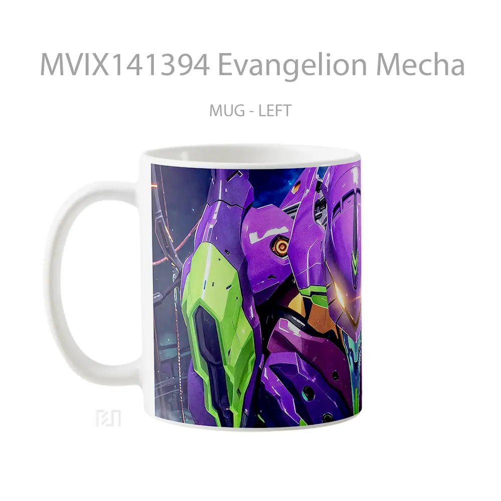 Mug Evangelion Mecha Gelas Hewan Lucu - All-side / Desain
