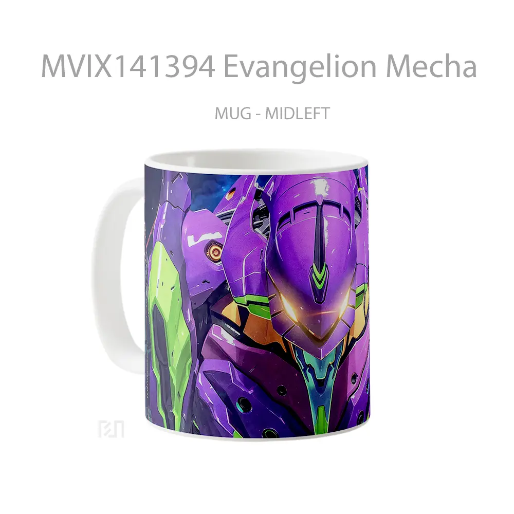 Mug Evangelion Mecha Gelas Hewan Lucu - All-side / Desain