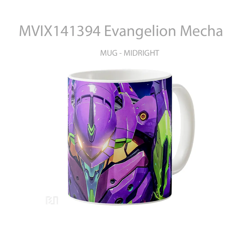 Mug Evangelion Mecha Gelas Hewan Lucu - All-side / Desain
