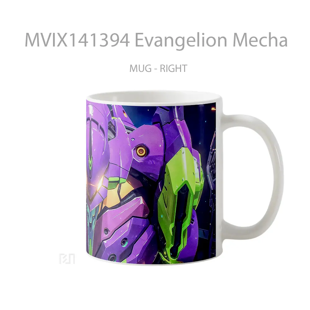 Mug Evangelion Mecha Gelas Hewan Lucu - All-side / Desain