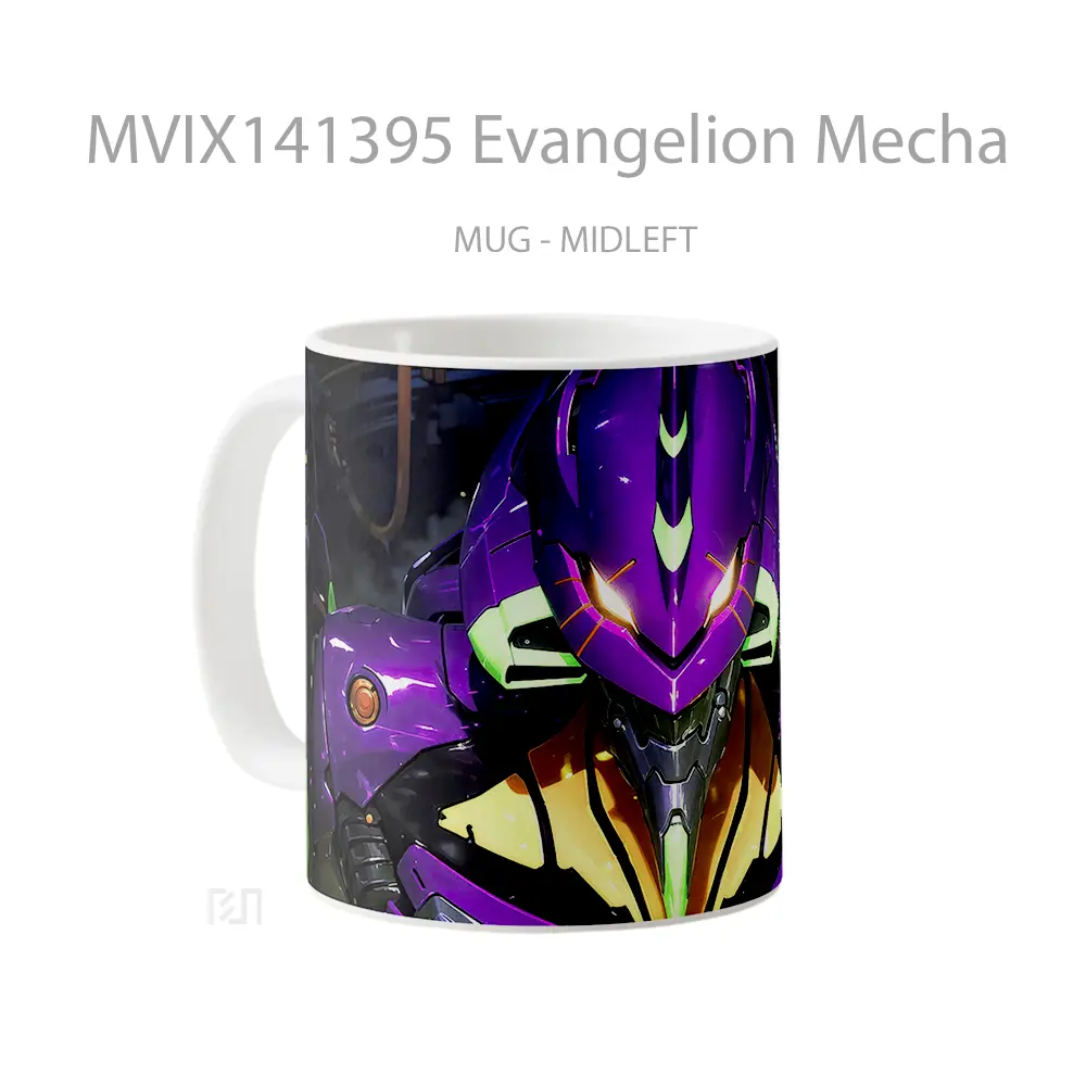 Mug Evangelion Mecha Gelas Hewan Lucu - All-side / Desain