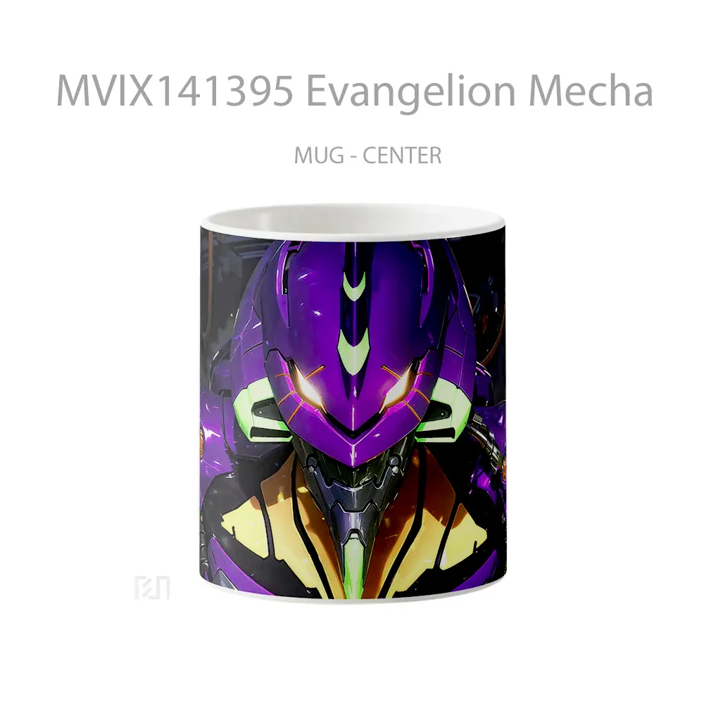 Mug Evangelion Mecha Gelas Hewan Lucu
