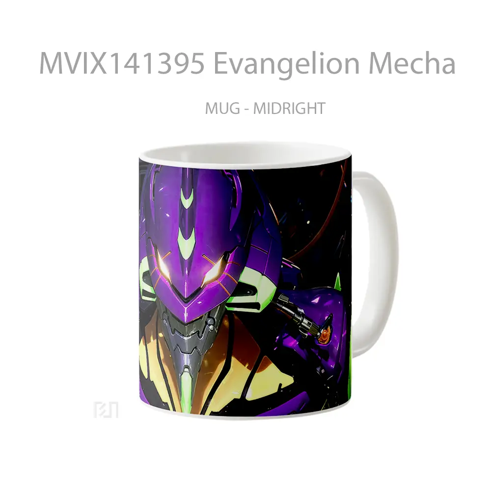 Mug Evangelion Mecha Gelas Hewan Lucu - All-side / Desain
