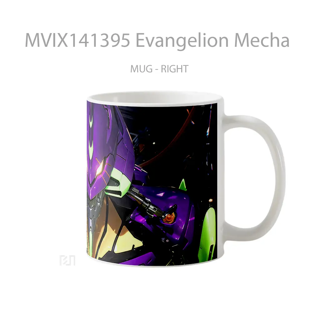 Mug Evangelion Mecha Gelas Hewan Lucu - All-side / Desain