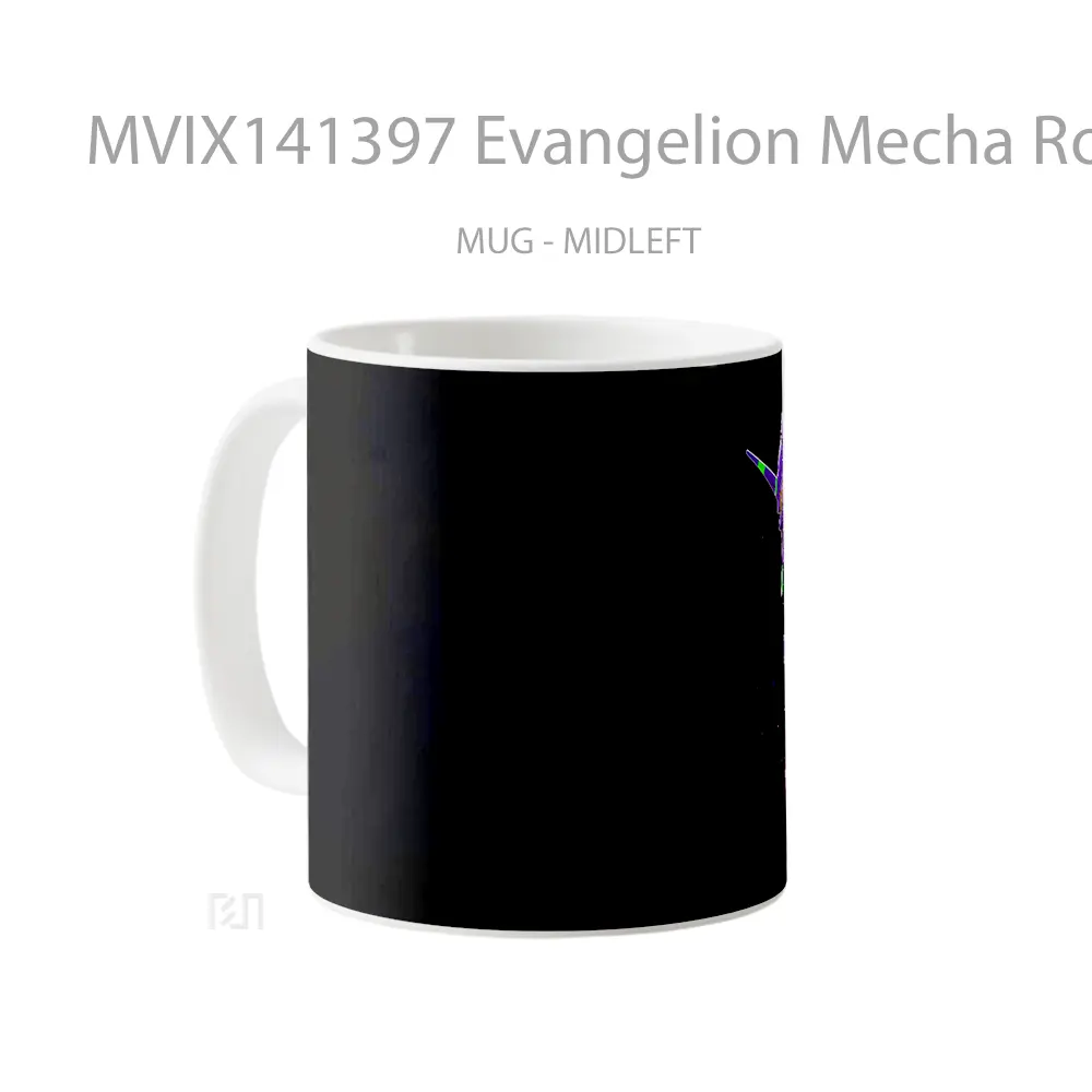 Mug Evangelion Mecha Robot Gelas Hewan Lucu - All-side / Desain