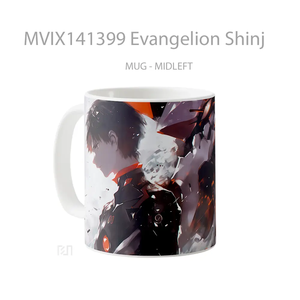 Mug Evangelion Shinj Gelas Hewan Lucu - All-side / Desain