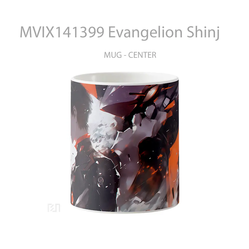 Mug Evangelion Shinj Gelas Hewan Lucu
