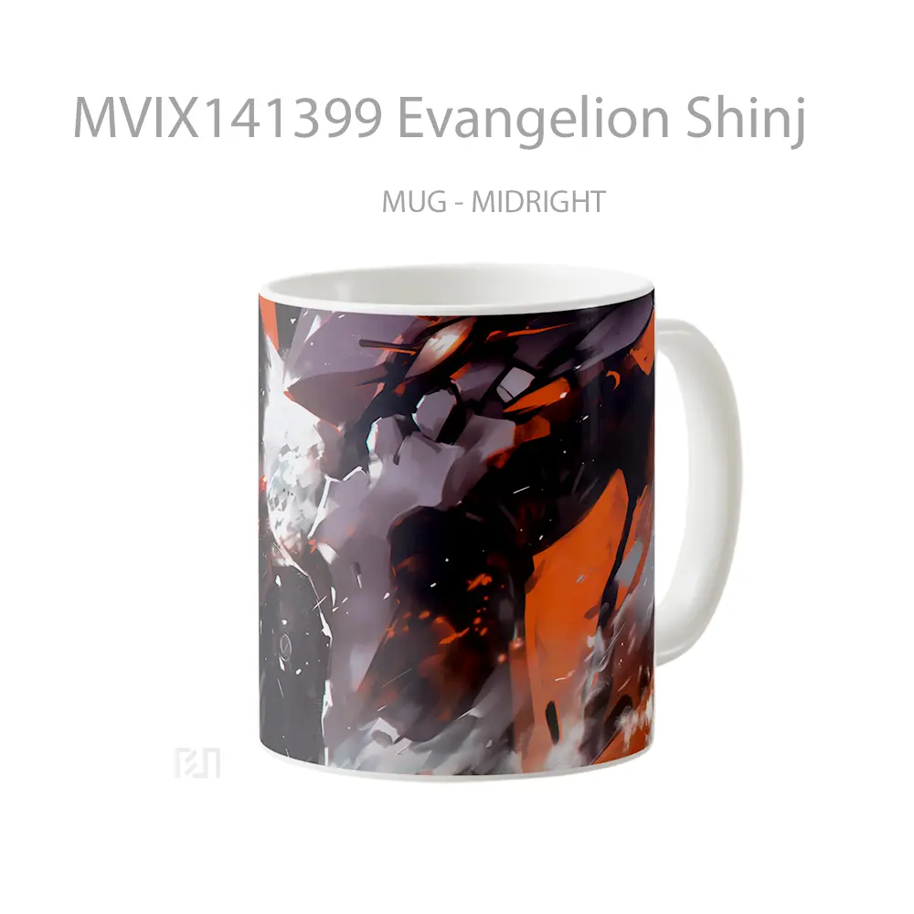 Mug Evangelion Shinj Gelas Hewan Lucu - All-side / Desain