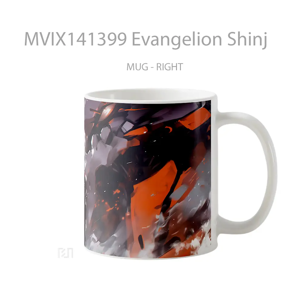 Mug Evangelion Shinj Gelas Hewan Lucu - All-side / Desain