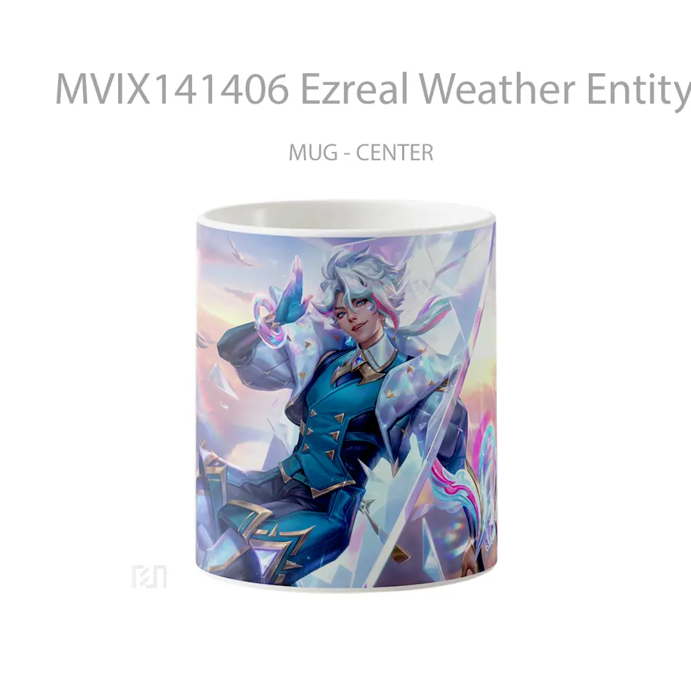 Mug Ezreal Weather Entity Prestige Skin Lol Wild Rift Splash Art Cangkir Gamer