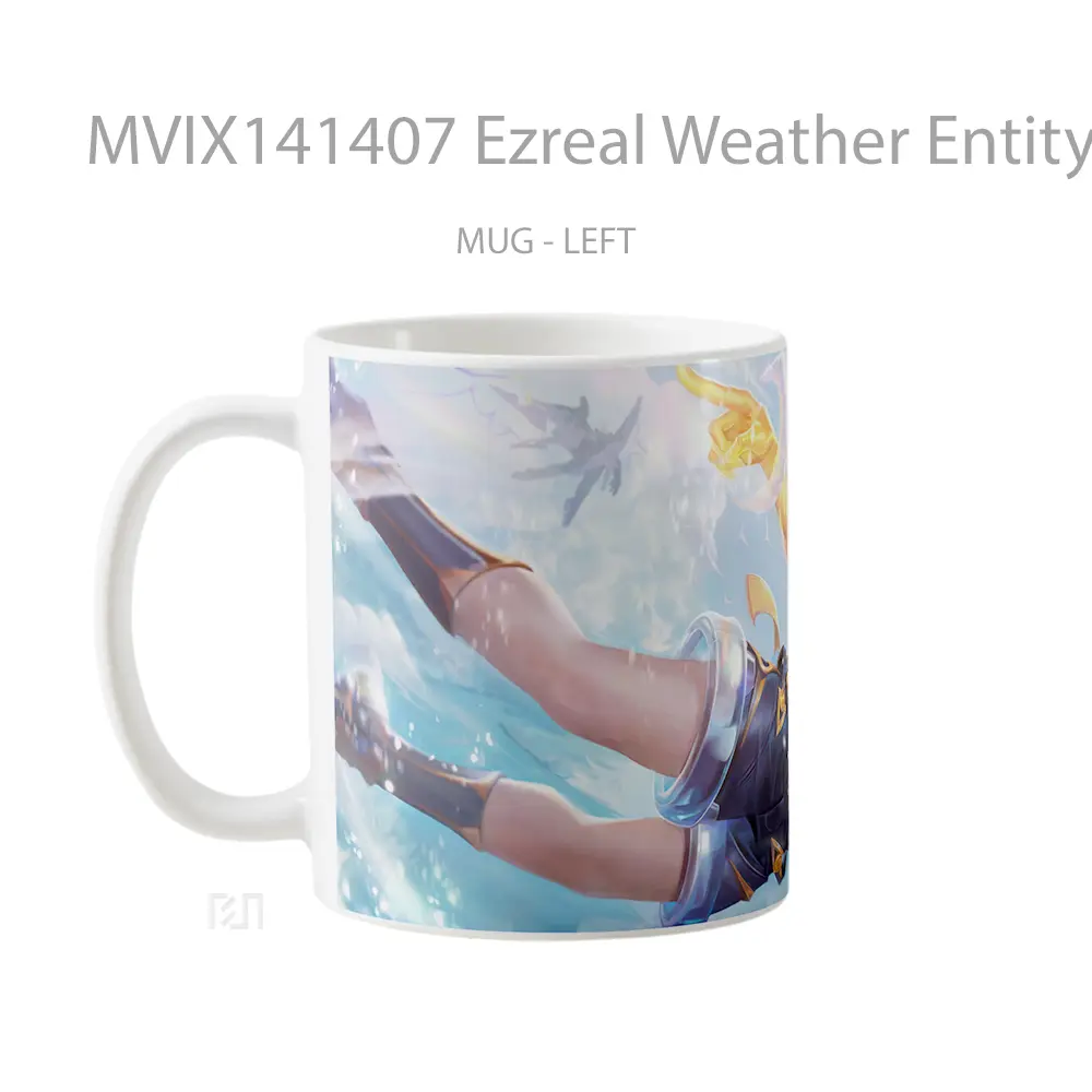 Mug Ezreal Weather Entity Skin Lol Wild Rift Splash Art Cangkir Gamer - All-side / Desain