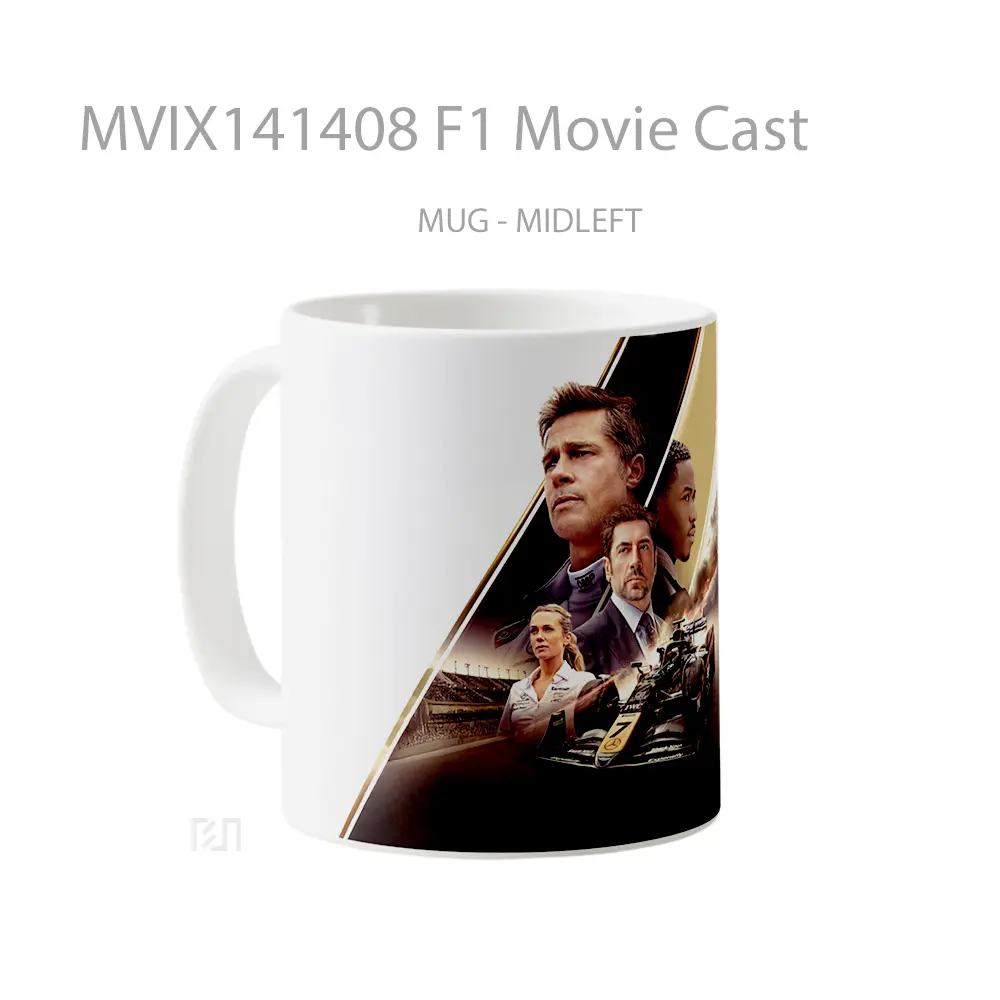 Mug F1 Movie Cast Gelas Keramik Unik - All-side / Desain