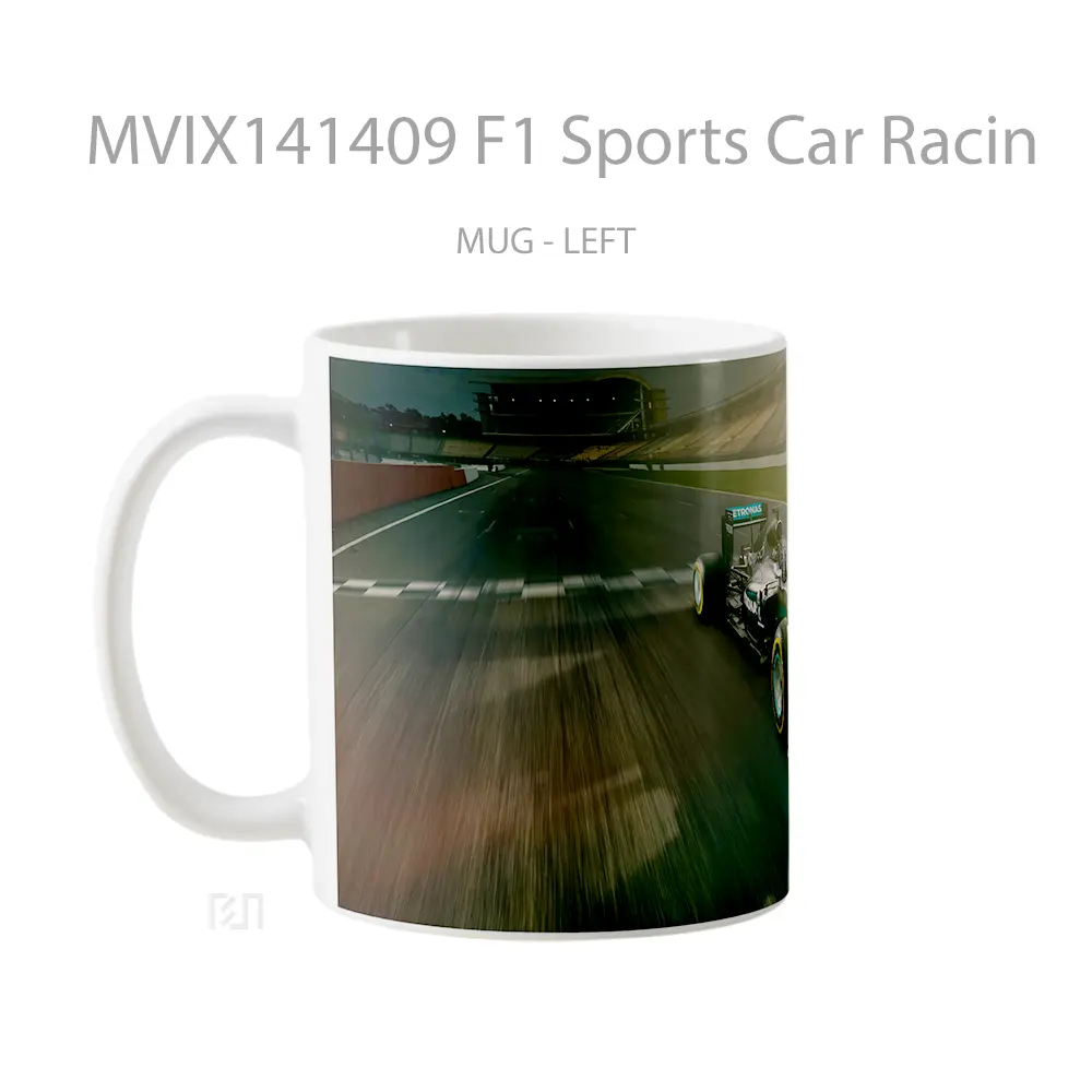 Mug F1 Sports Car Racin Gelas Keramik Unik - All-side / Desain