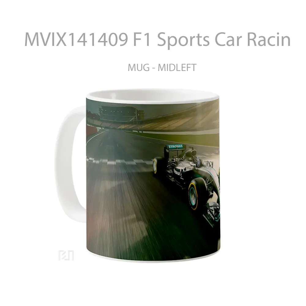 Mug F1 Sports Car Racin Gelas Keramik Unik - All-side / Desain