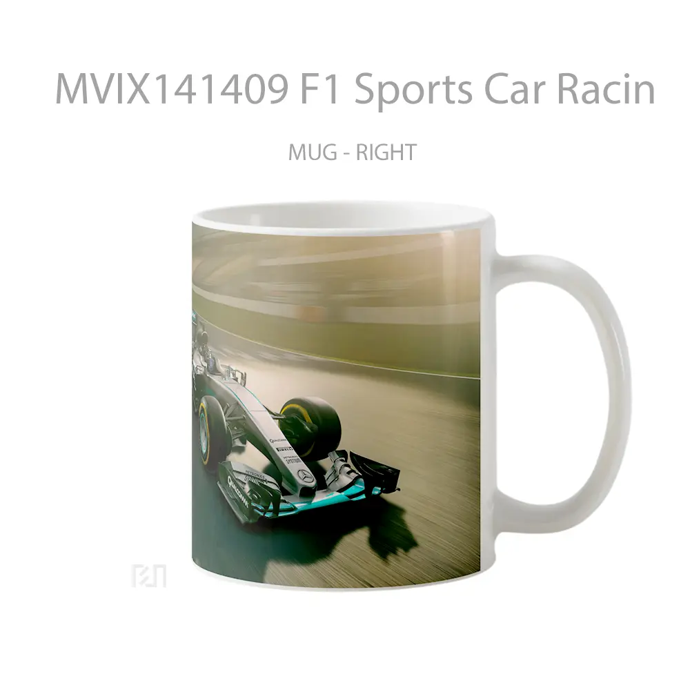 Mug F1 Sports Car Racin Gelas Keramik Unik - All-side / Desain