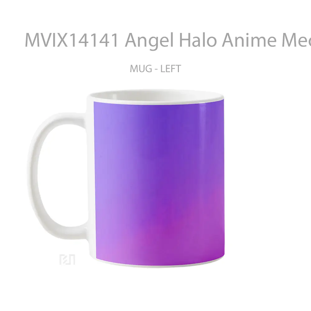 Mug Angel Halo Anime Mecha Wings Fantasy Cangkir Anime - All-side / Desain