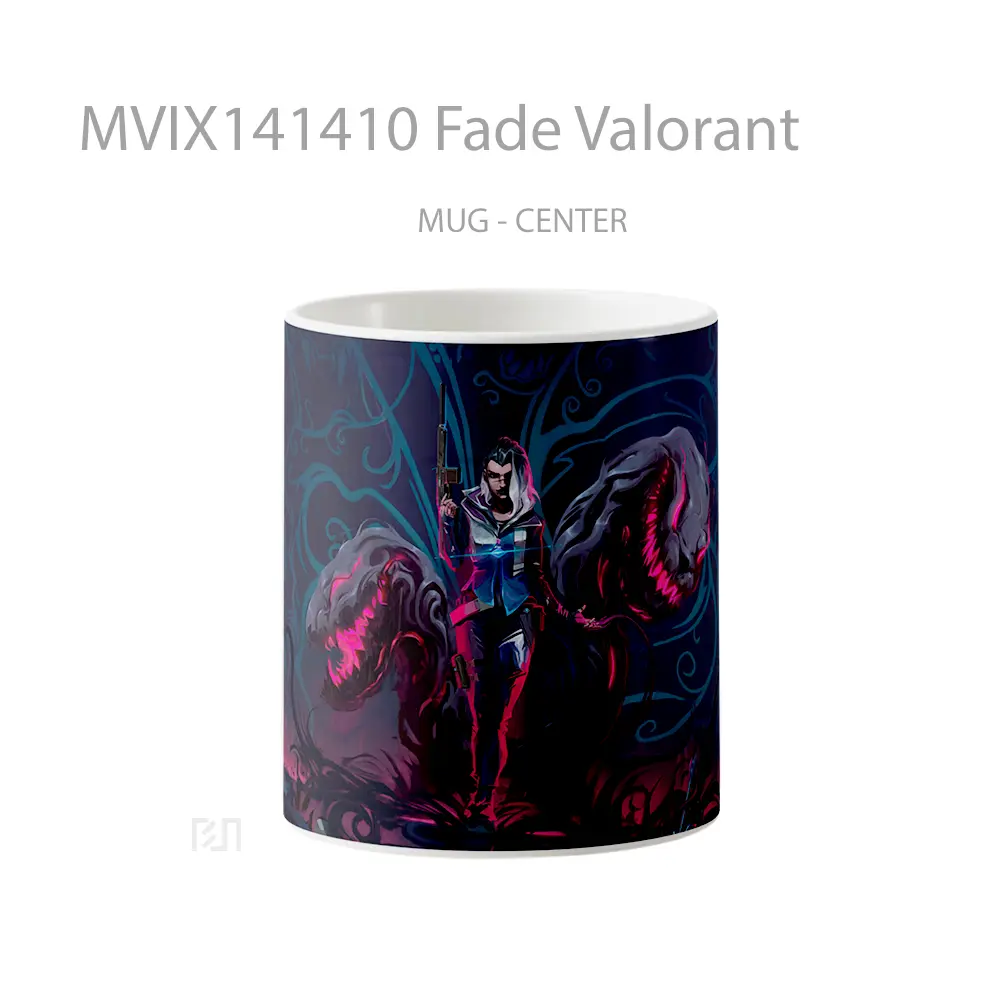 Mug Fade Valorant Cangkir Gamer