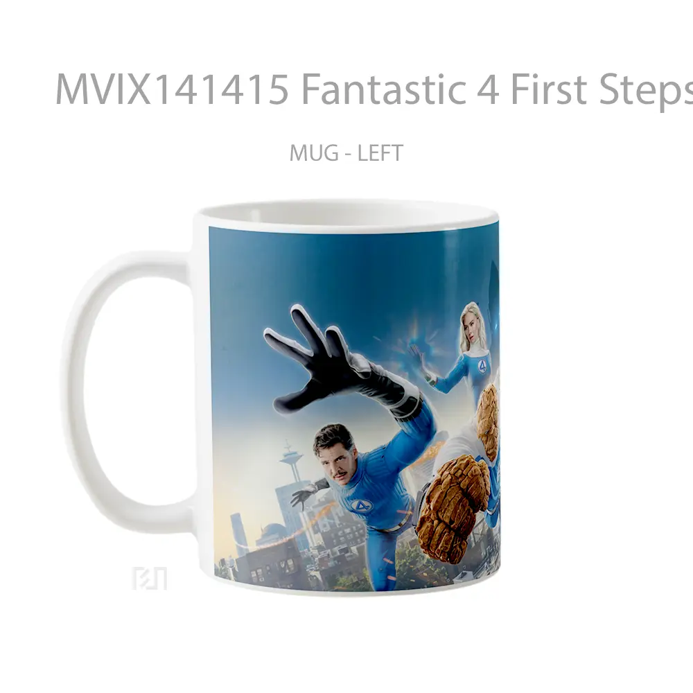 Mug Fantastic 4 First Steps Gelas Keramik Unik - All-side / Desain