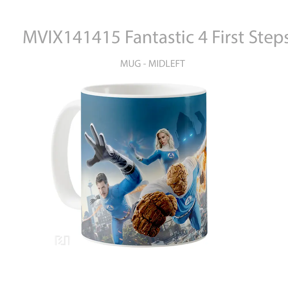 Mug Fantastic 4 First Steps Gelas Keramik Unik - All-side / Desain