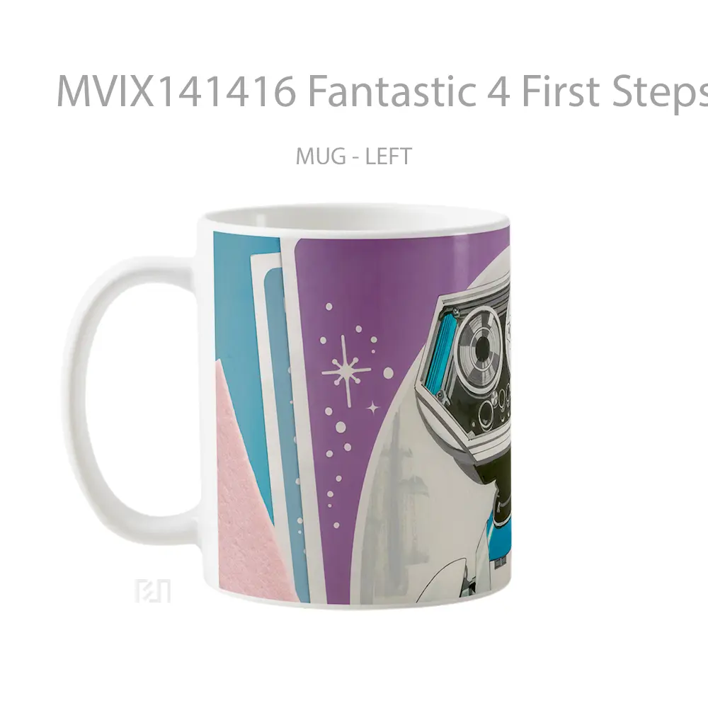 Mug Fantastic 4 First Steps Herbie Gelas Keramik Unik - All-side / Desain