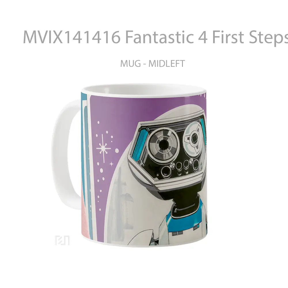 Mug Fantastic 4 First Steps Herbie Gelas Keramik Unik - All-side / Desain