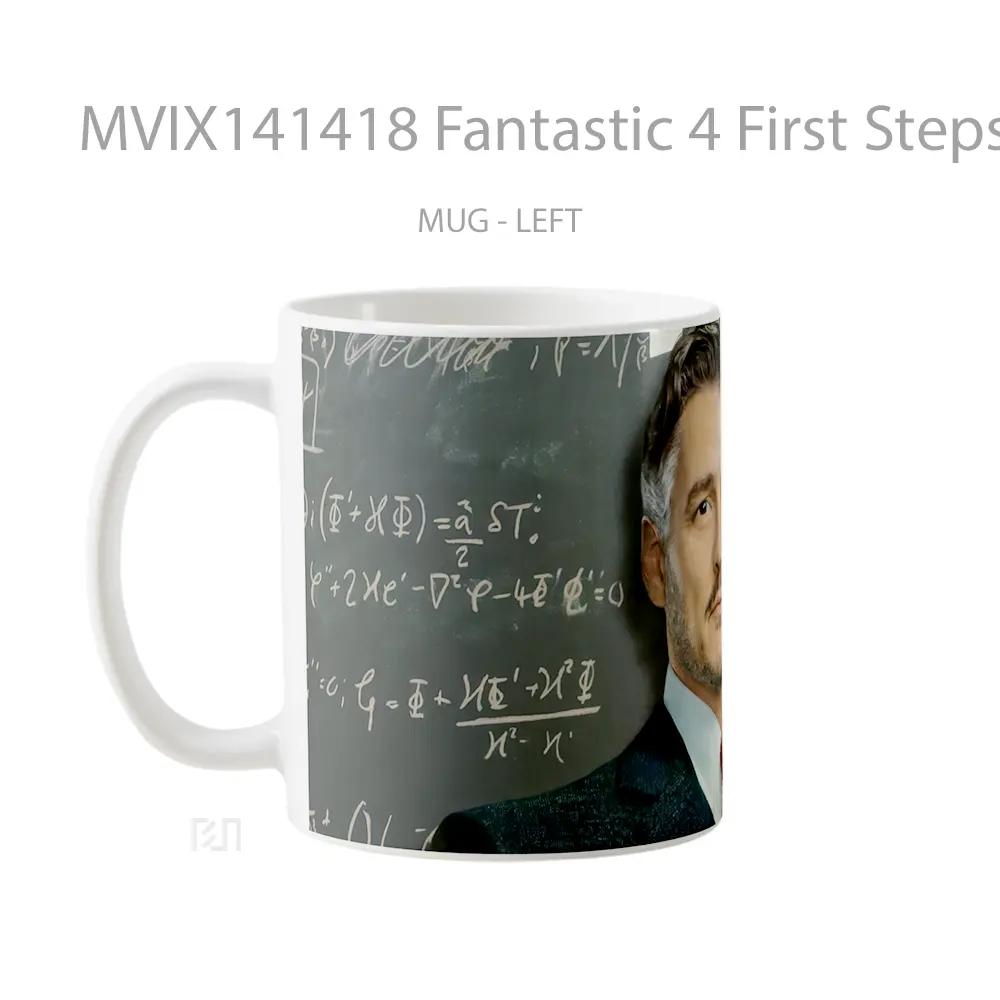 Mug Fantastic 4 First Steps Mr Fantastic Pedro Pascal Gelas Keramik Unik - All-side / Desain