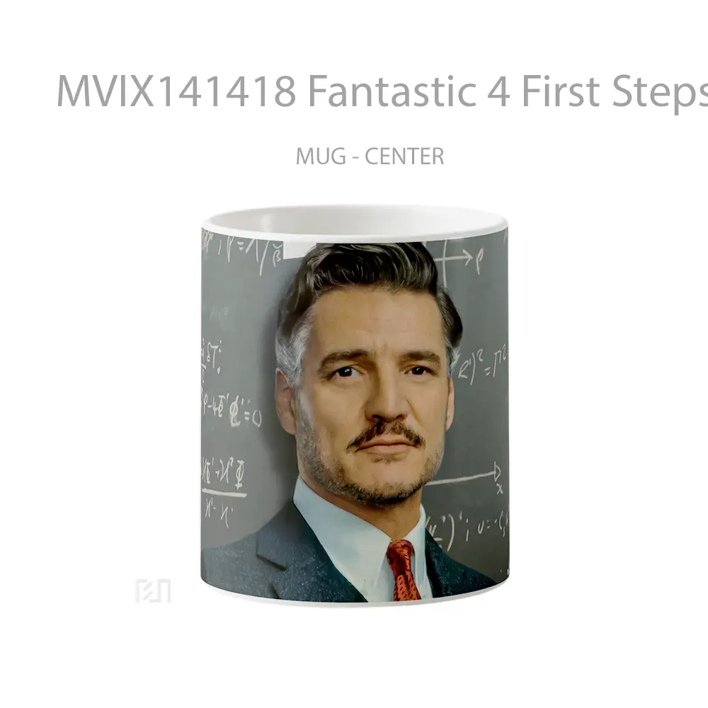Mug Fantastic 4 First Steps Mr Fantastic Pedro Pascal Gelas Keramik Unik