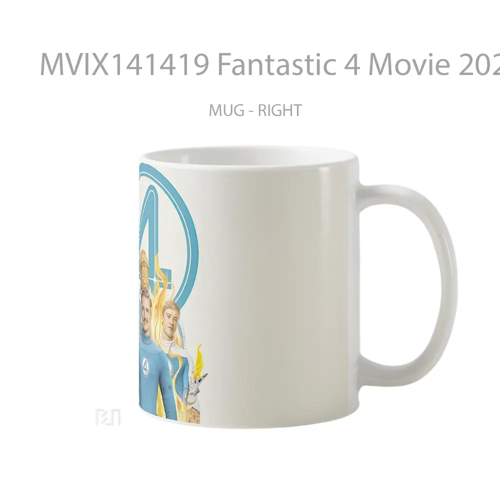 Mug Fantastic 4 Movie 2025 Gelas Keramik Unik - All-side / Desain