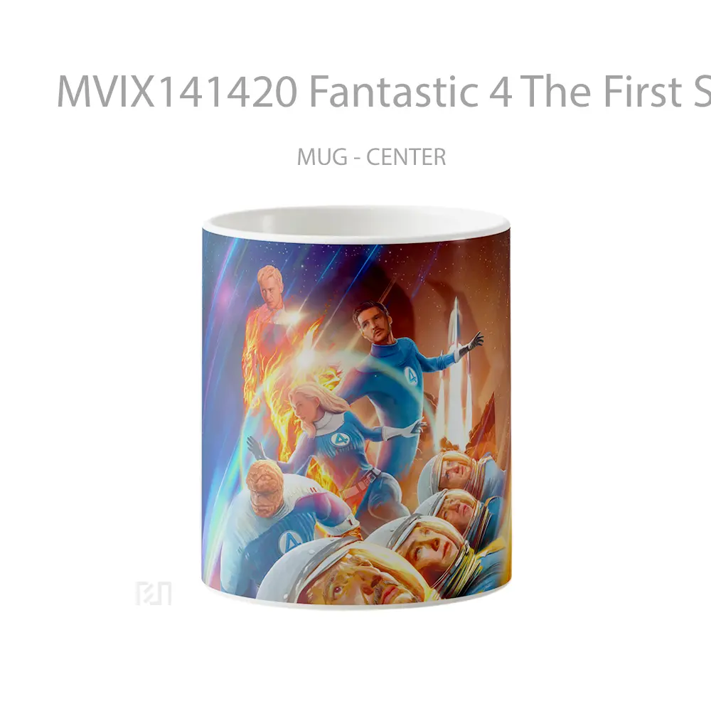 Mug Fantastic 4 The First Steps 2025 Movie Gelas Keramik Unik