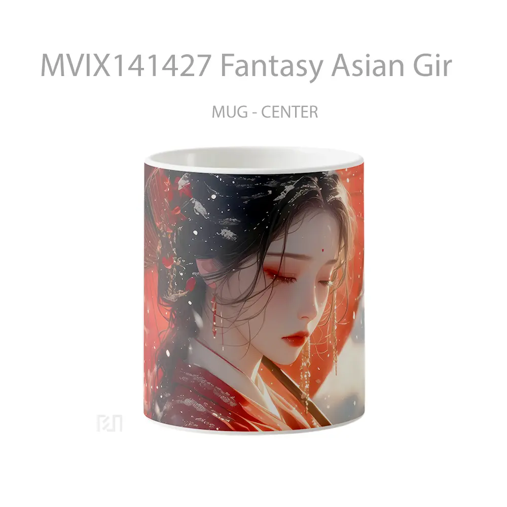 Mug Fantasy Asian Gir Gelas Keramik Unik