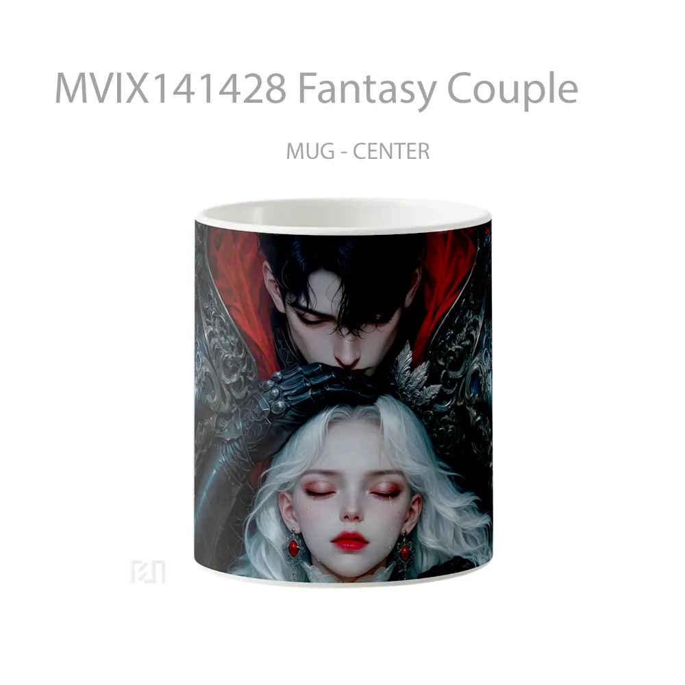 Mug Fantasy Couple Gelas Keramik Unik