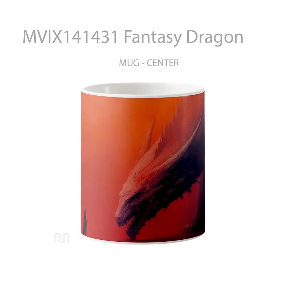 Mug Fantasy Dragon Gelas Keramik Unik