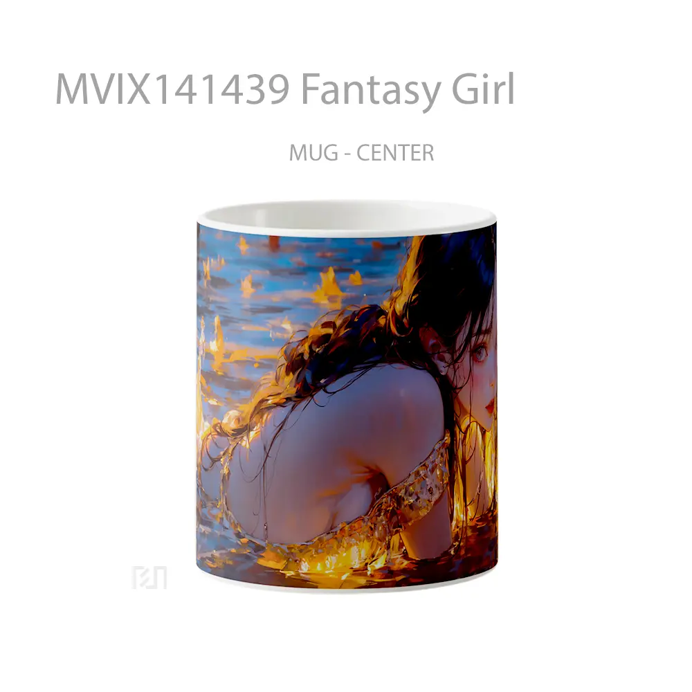 Mug Fantasy Girl Gelas Keramik Unik