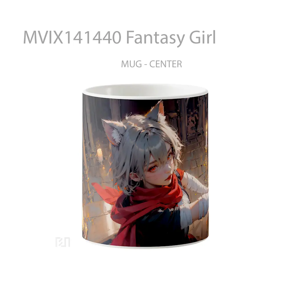 Mug Fantasy Girl Gelas Keramik Unik