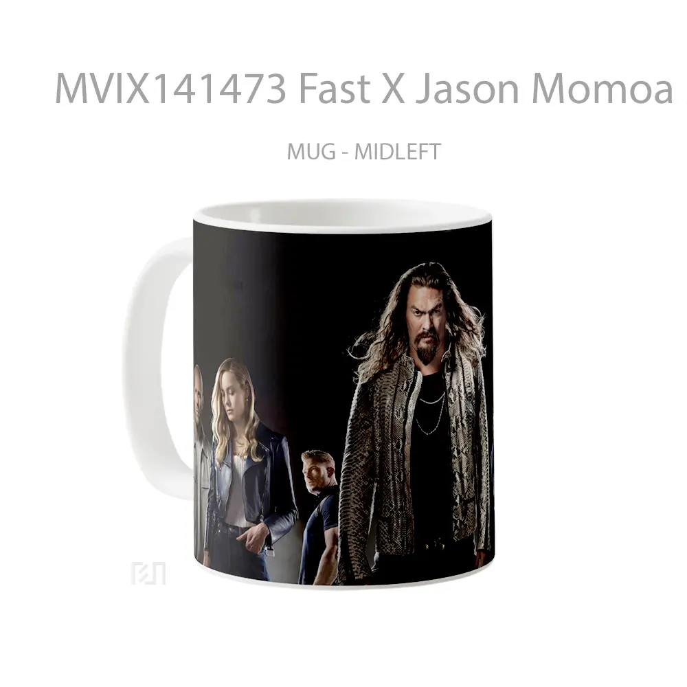 Mug Fast X Jason Momoa Movie Cast Poster Gelas Keramik Unik - All-side / Desain