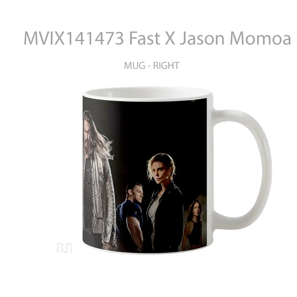 Mug Fast X Jason Momoa Movie Cast Poster Gelas Keramik Unik - All-side / Desain