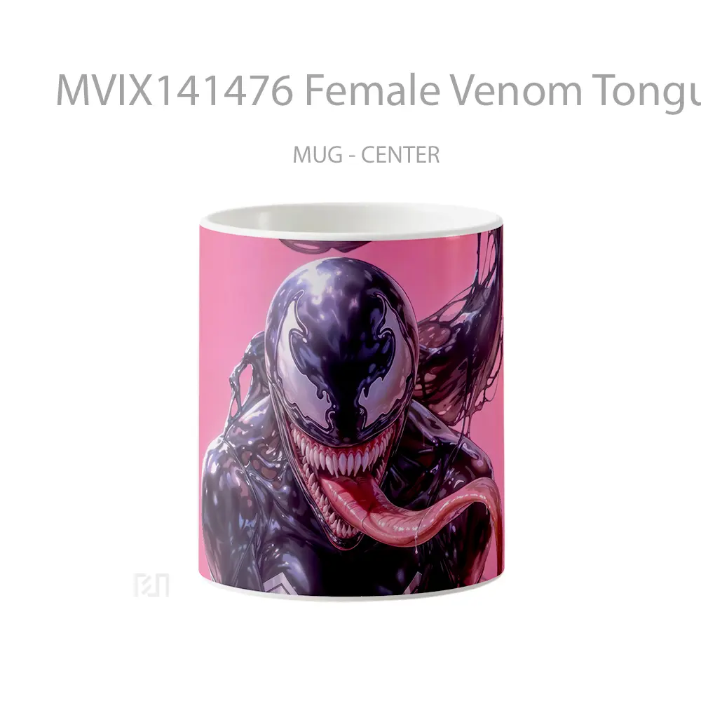 Mug Female Venom Tongue Out Gelas Keramik Unik
