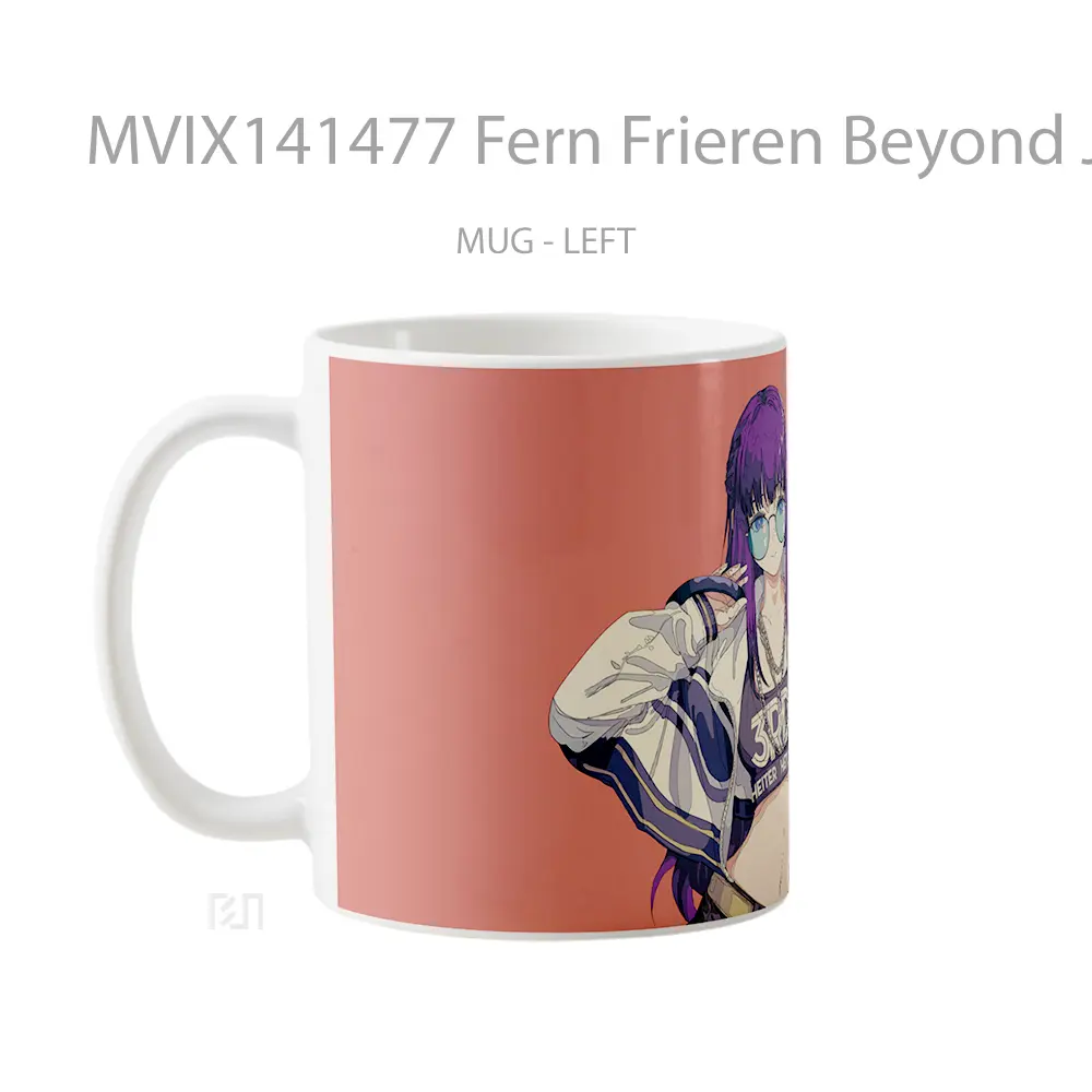 Mug Fern Frieren Beyond Journeys End Gelas Keramik Unik - All-side / Desain