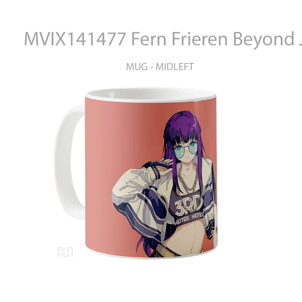 Mug Fern Frieren Beyond Journeys End Gelas Keramik Unik - All-side / Desain