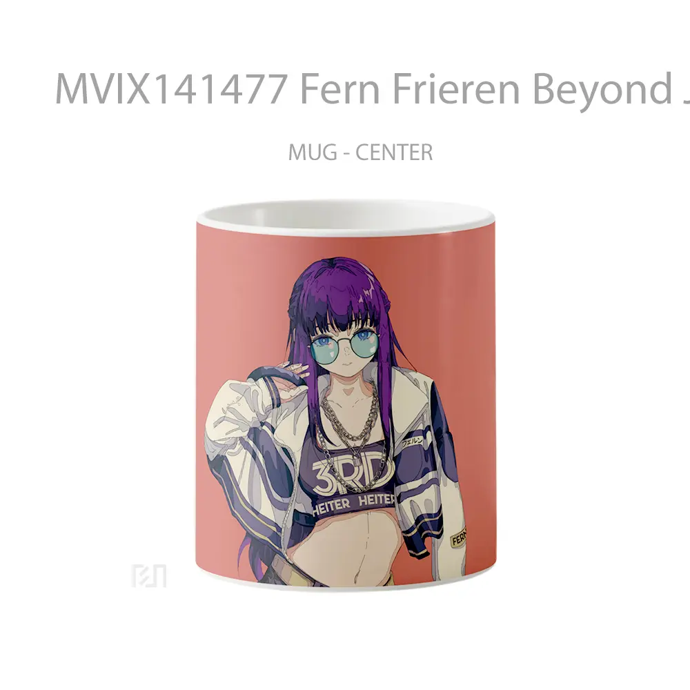 Mug Fern Frieren Beyond Journeys End Gelas Keramik Unik