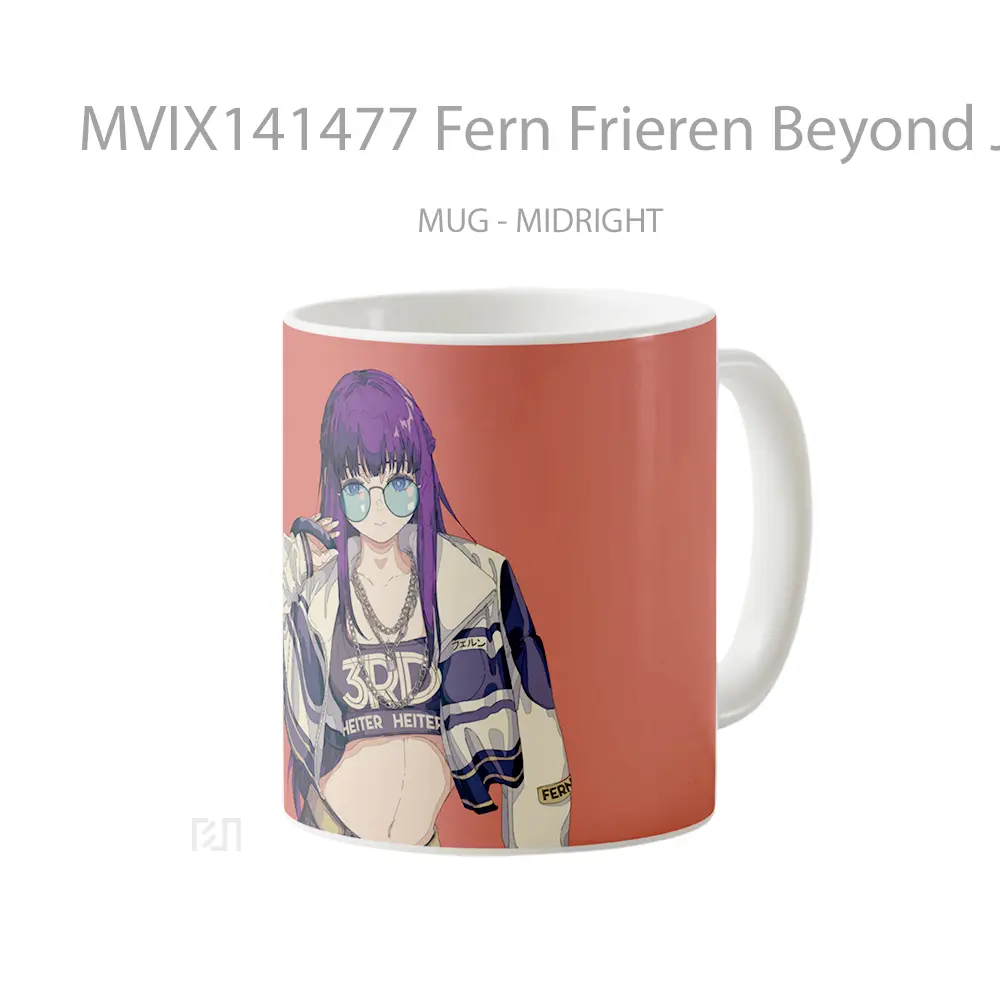 Mug Fern Frieren Beyond Journeys End Gelas Keramik Unik - All-side / Desain