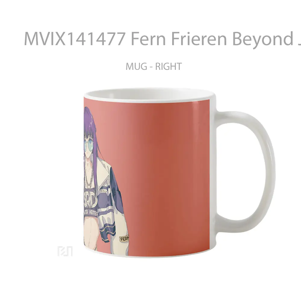 Mug Fern Frieren Beyond Journeys End Gelas Keramik Unik - All-side / Desain