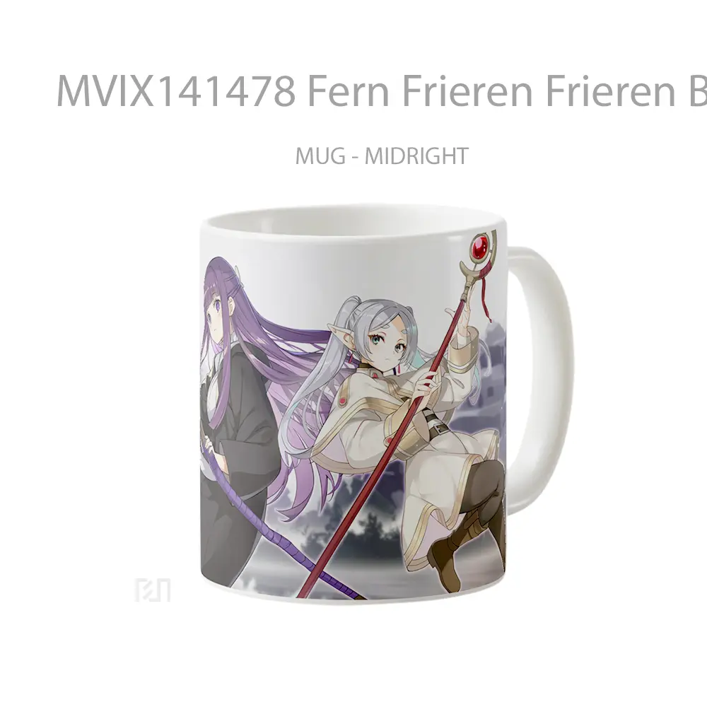 Mug Fern Frieren Frieren Beyond Journeys End Gelas Keramik Unik - All-side / Desain
