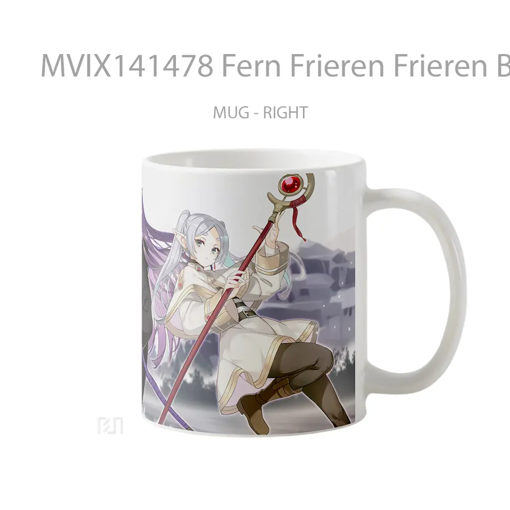Mug Fern Frieren Frieren Beyond Journeys End Gelas Keramik Unik - All-side / Desain