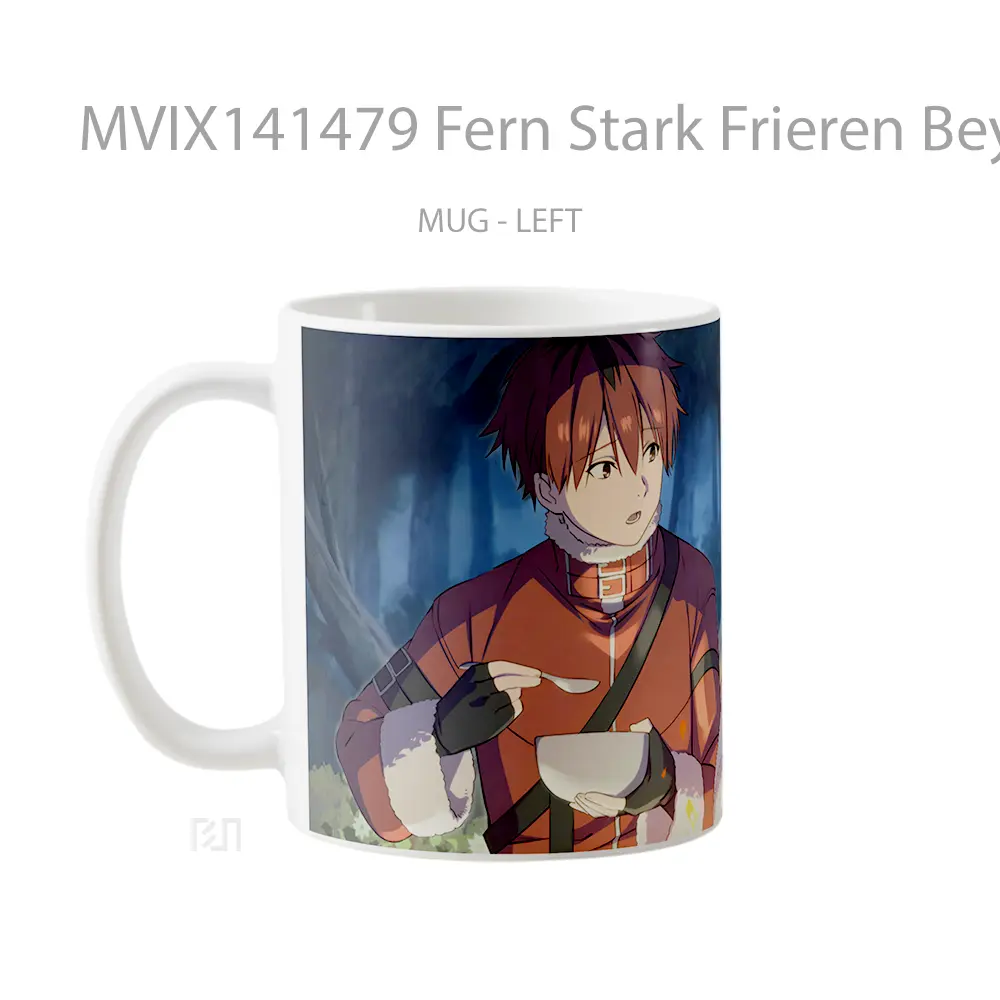 Mug Fern Stark Frieren Beyond Journeys End Gelas Keramik Unik - All-side / Desain
