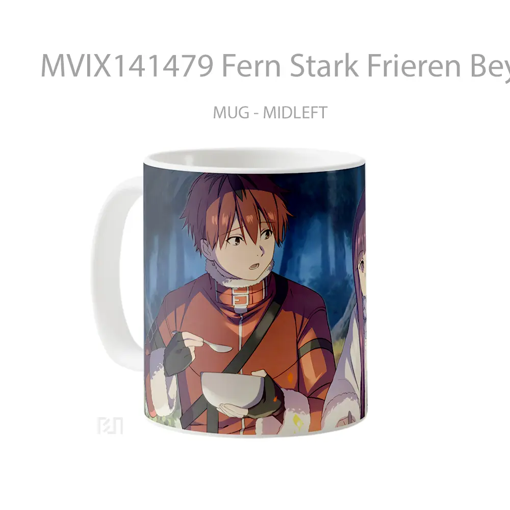 Mug Fern Stark Frieren Beyond Journeys End Gelas Keramik Unik - All-side / Desain