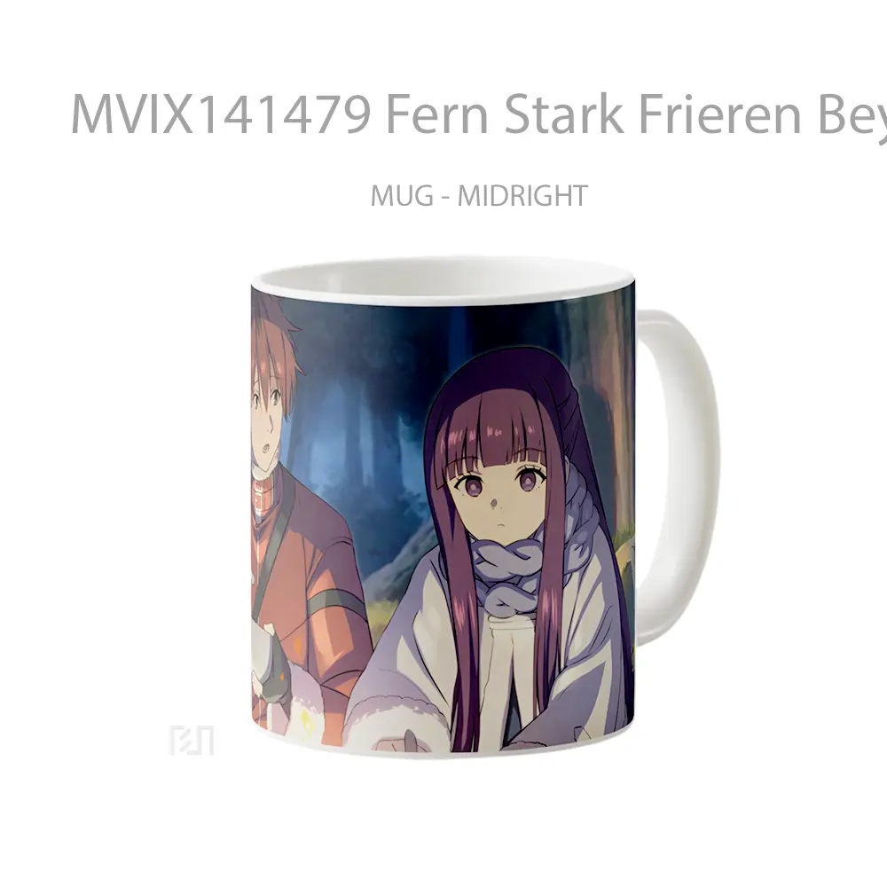 Mug Fern Stark Frieren Beyond Journeys End Gelas Keramik Unik - All-side / Desain