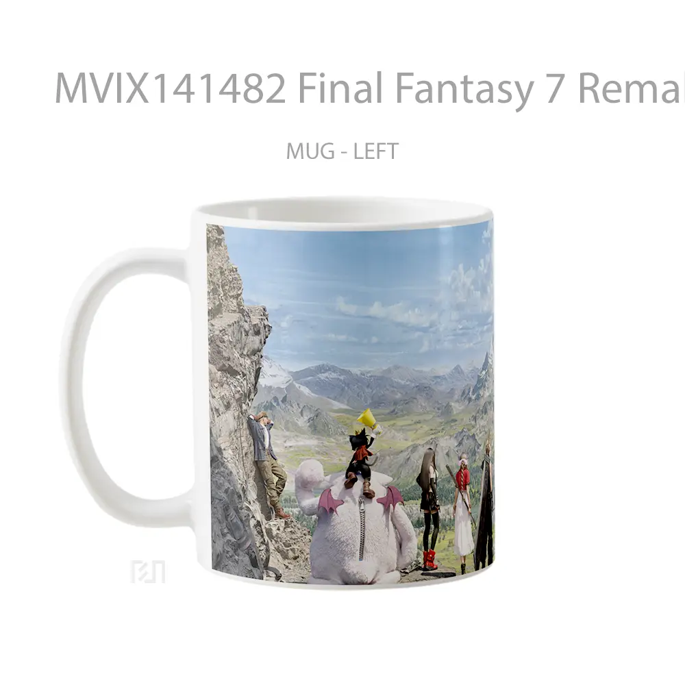 Mug Final Fantasy 7 Remake Rebirth Characters Gelas Keramik Unik - All-side / Desain