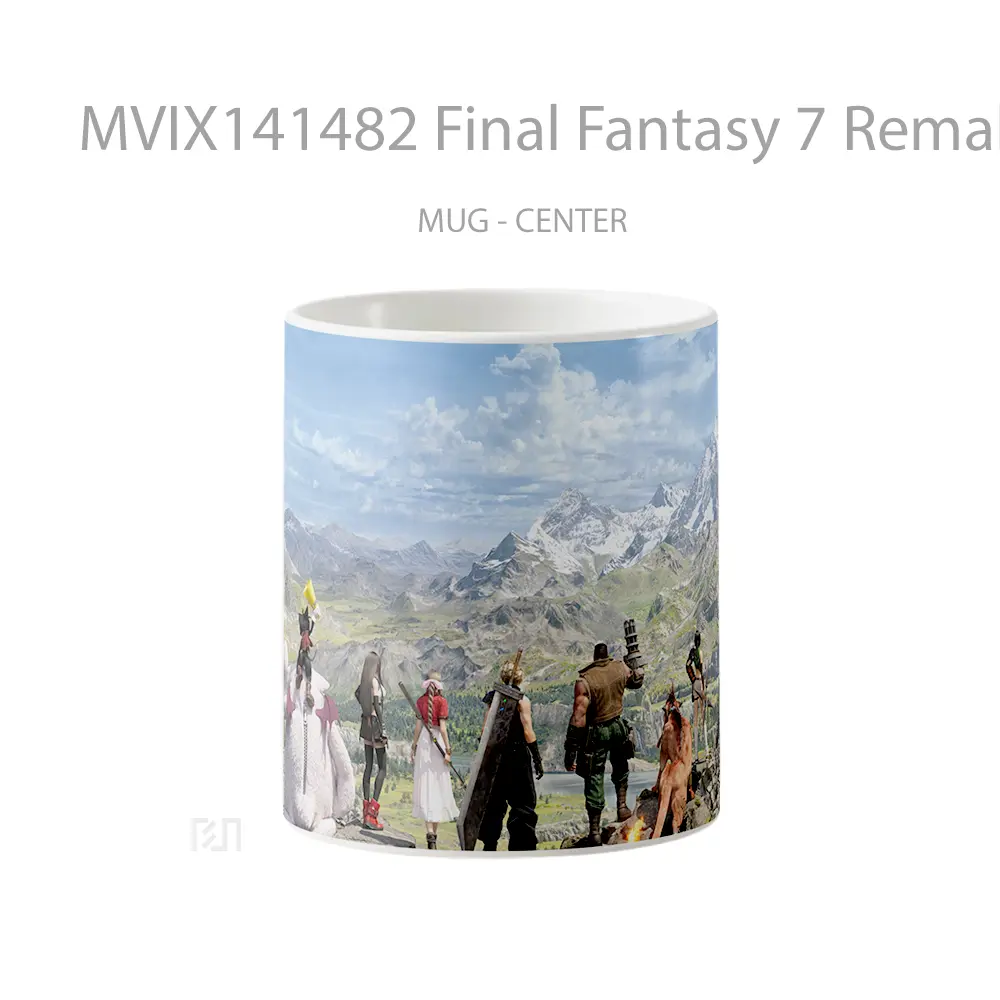Mug Final Fantasy 7 Remake Rebirth Characters Gelas Keramik Unik