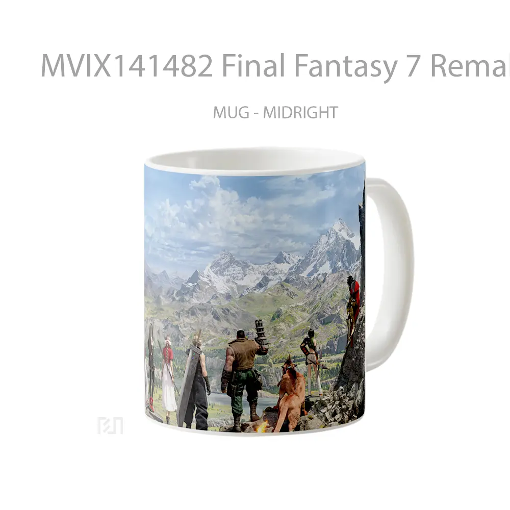 Mug Final Fantasy 7 Remake Rebirth Characters Gelas Keramik Unik - All-side / Desain